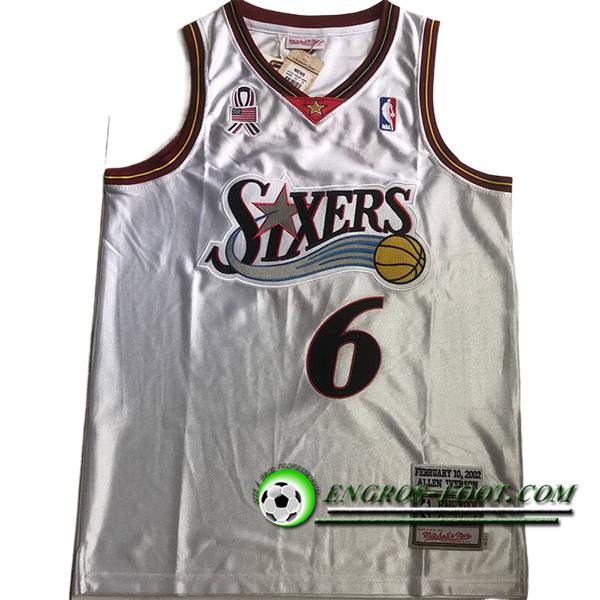 Maillot American All-Star (IVERSON #6) 2024/25 Blanc/Rouge