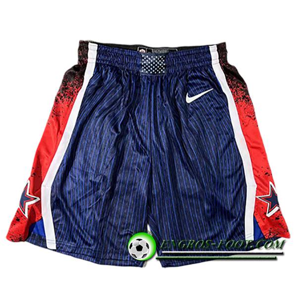 Shorts NBA USA 2024/25 Bleu Foncé