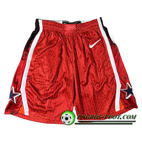 Shorts NBA USA 2024/25 Rouge