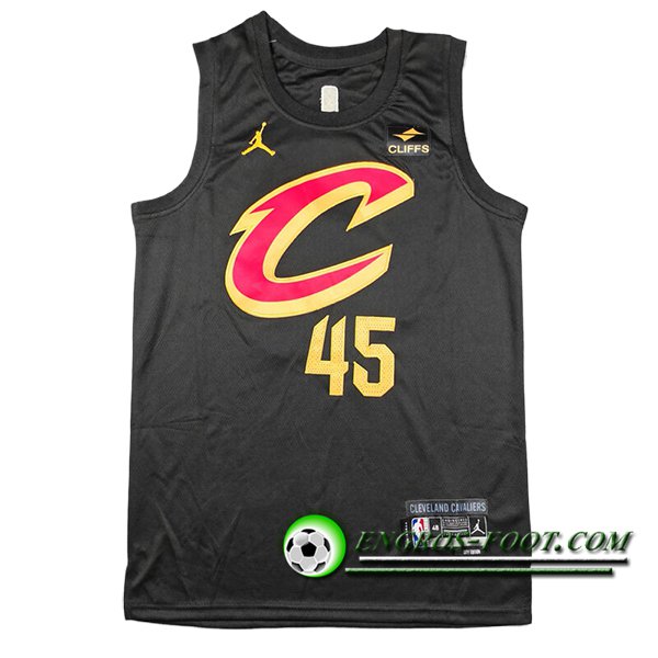 Maillot Cleveland Cavaliers (MITCHELL #45) 2024/25 Noir/Jaune