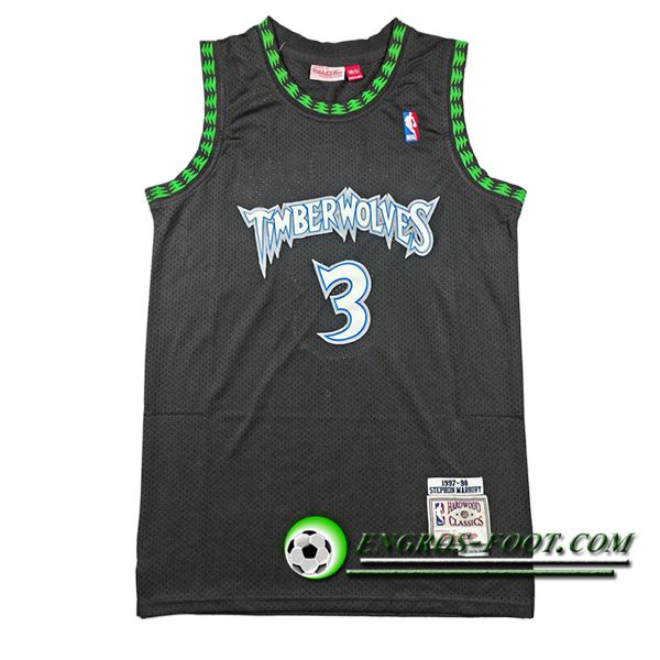 Maillot Minnesota Timberwolves (EDWARDS #5) 2024/25 Noir/Vert -03