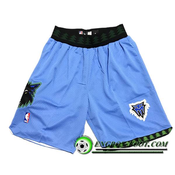 Shorts NBA Minnesota Timberwolves 2024/25 Bleu -05