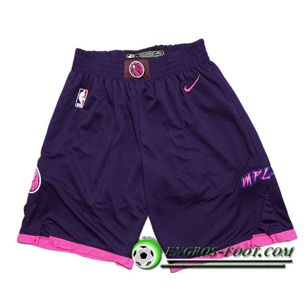 Shorts NBA Minnesota Timberwolves 2024/25 Pourpre