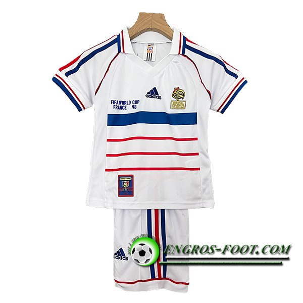 Maillot de Foot France Retro Enfant Exterieur 1998