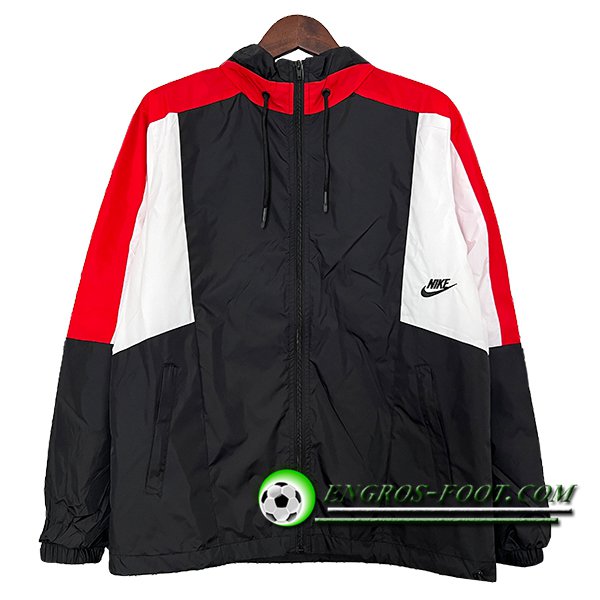 Coupe-Vent Nike Noir/Rouge/Blanc 2024/2025