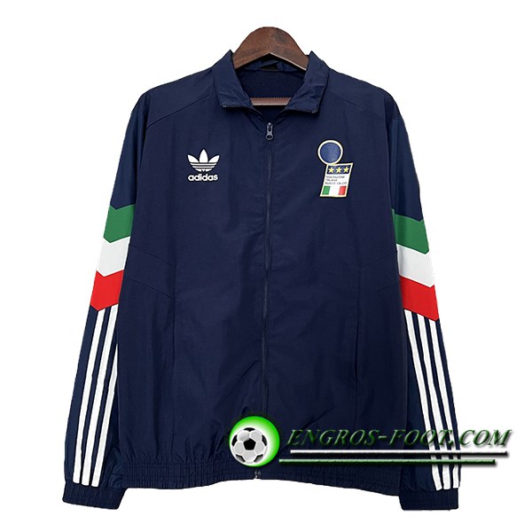 Coupe-Vent Italie Bleu Foncé 2024/2025