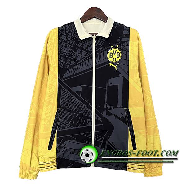 Coupe-Vent Dortmund Noir/Jaune 2024/2025 -02