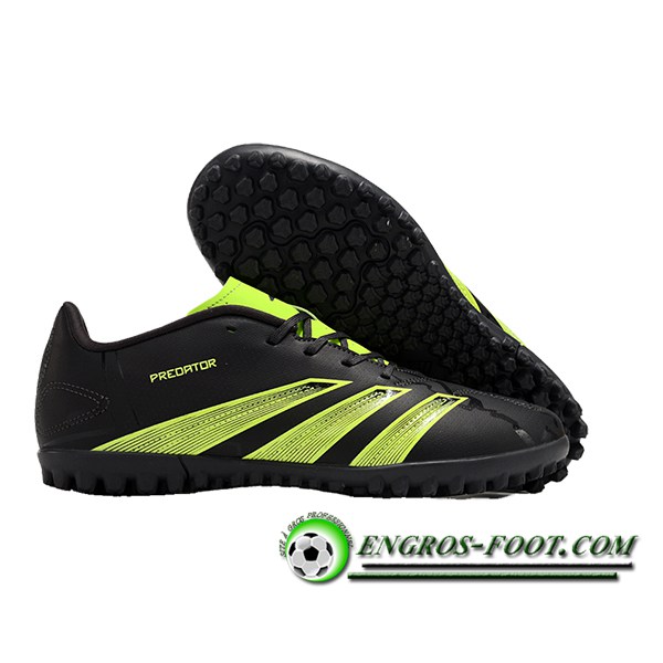 Adidas Chaussures de Foot Predator Club TF Noir/Vert