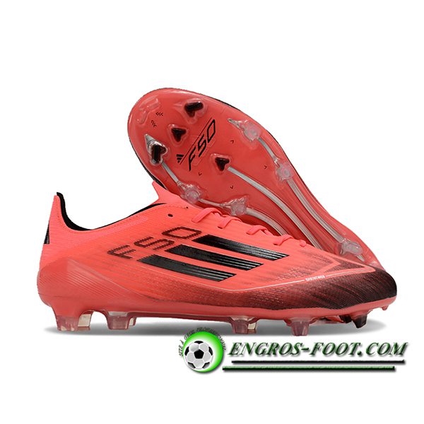 Adidas Chaussures de Foot F50 ELITE FG Orange/Noir