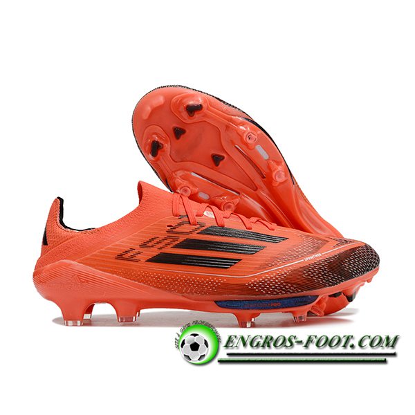 Adidas Chaussures de Foot F50+.1 FG Orange/Noir