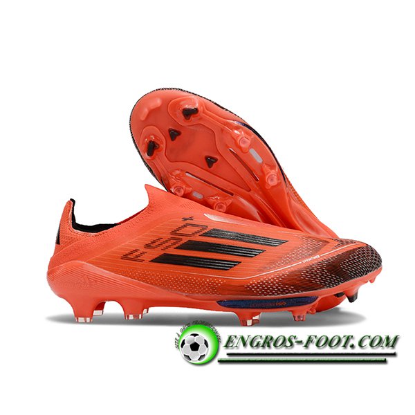 Adidas Chaussures de Foot F50+ FG Orange/Noir