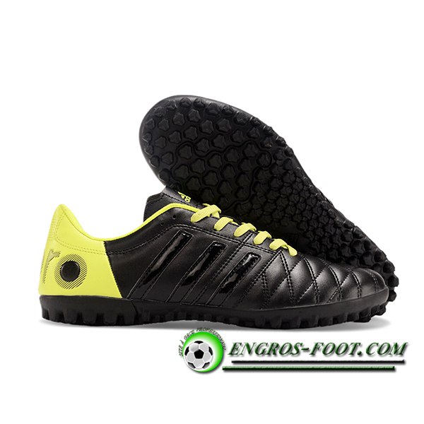 Adidas Chaussures de Foot X GHOSTED.4 TF Noir/Vert