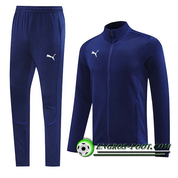 Ensemble Survetement de Foot Veste Foot PUMA Bleu Royal 2024/2025