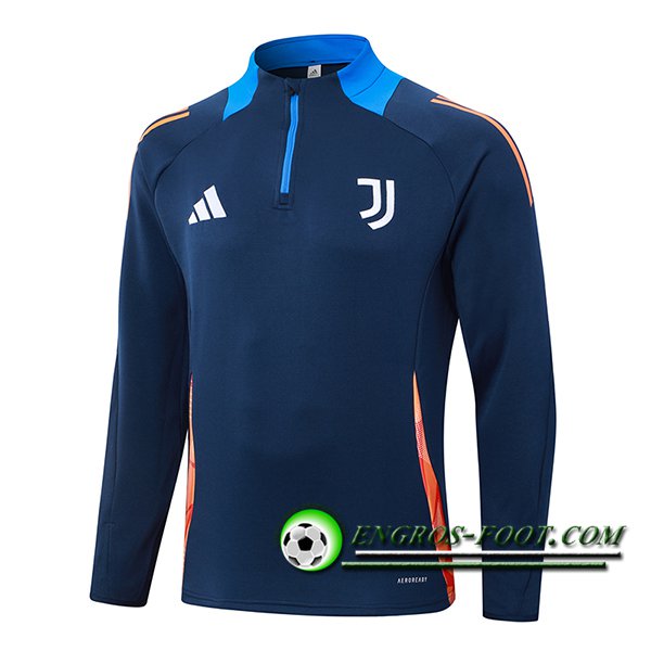 Sweatshirt Training Juventus Orange/Bleu 2024/2025 -02