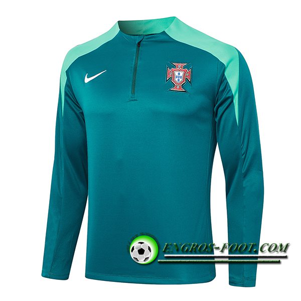 Sweatshirt Training Portugal Vert 2024/2025 -02