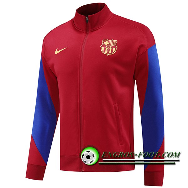 Veste Foot FC Barcelone Rouge/Bleu 2024/2025 -03