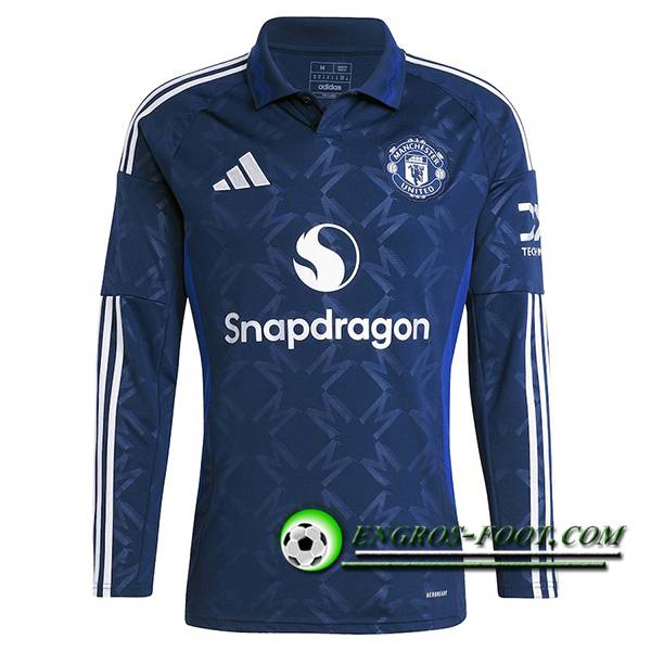 Nouveau Maillot de Foot Manchester United Exterieur Manches Longues 2024/2025