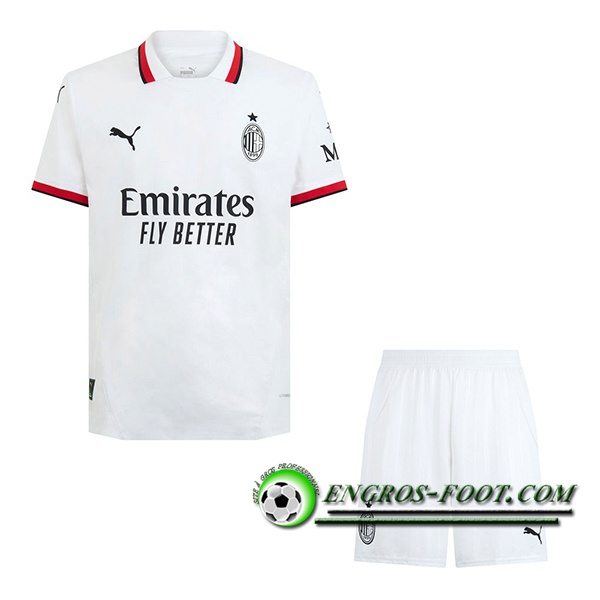 Nouveau Maillot de Foot Milan AC Enfant Exterieur 2024/2025