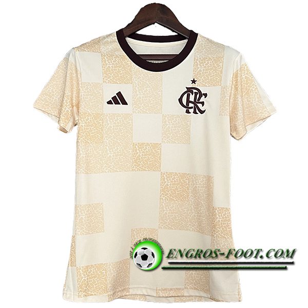 Maillot de Foot Flamengo Femme Special Edition Beige 2024/2025