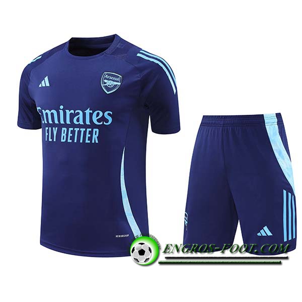 Ensemble Training T-Shirts Arsenal Bleu 2024/2025