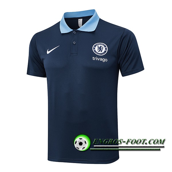 Polo Foot FC Chelsea Bleu Royal 2024/2025