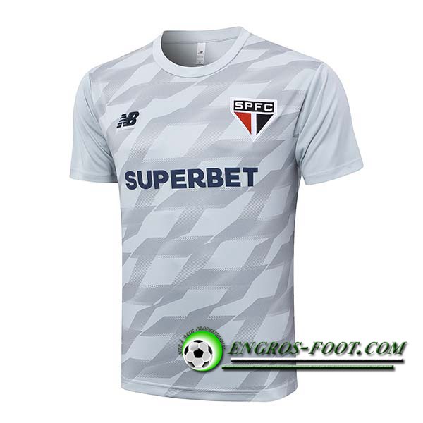 Training T-Shirts Sao Paulo FC Gris 2024/2025