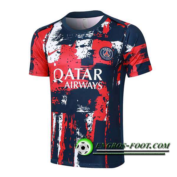 Training T-Shirts PSG Rouge/Bleu 2024/2025