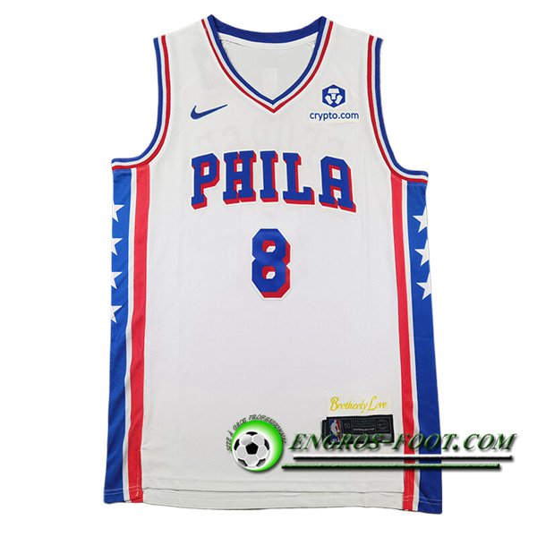 Maillot Philadelphia 76ers (GEORGE #8) 2024/25 Blanc/Bleu