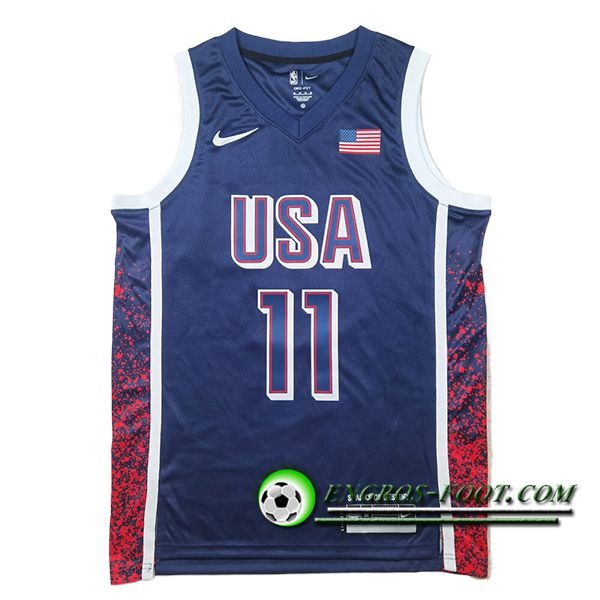 Maillot USA (EMBIID #11) 2024/25 Bleu/Rouge/Noir