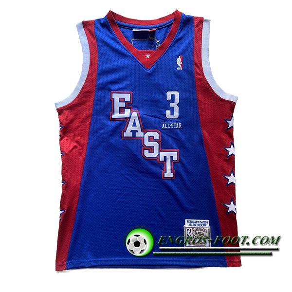 Maillot American All-Star (IVERSON #3) 2024/25 Bleu/Rouge