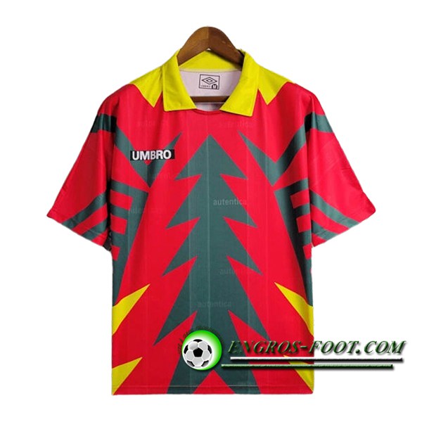 Maillot de Foot Mexique Retro Gardien De But Rouge/Vert 1998