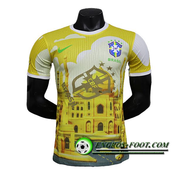 Maillot Equipe Foot Bresil Special Edition Jaune 2024/2025 -02