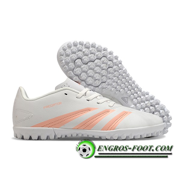 Adidas Chaussures de Foot Predator Club TF Blanc/Orange