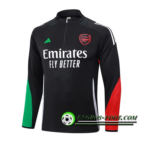 Sweatshirt Training Arsenal Noir 2024/2025