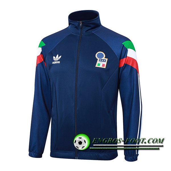 Veste Foot Italie Bleu Royal 2024/2025