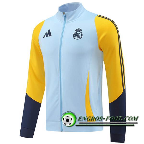 Veste Foot Real Madrid Bleu/Jaune 2024/2025