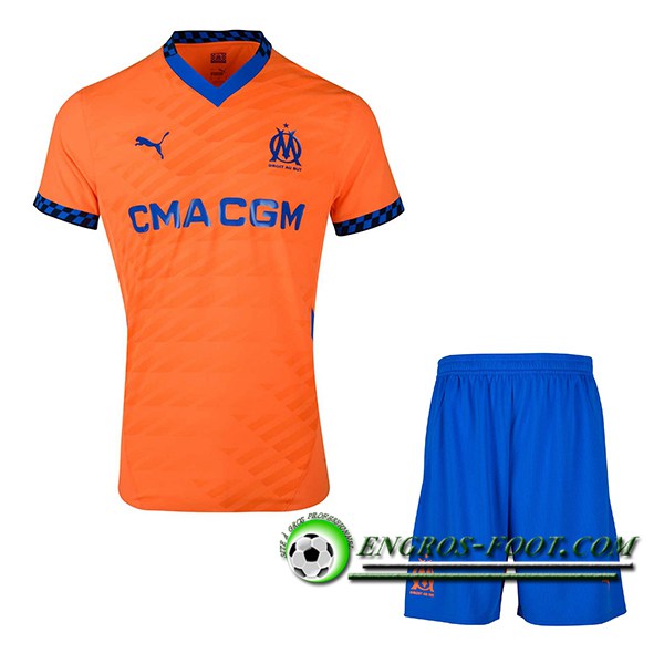 Nouveau Maillot de Foot Marseille OM Enfant Third 2024/2025