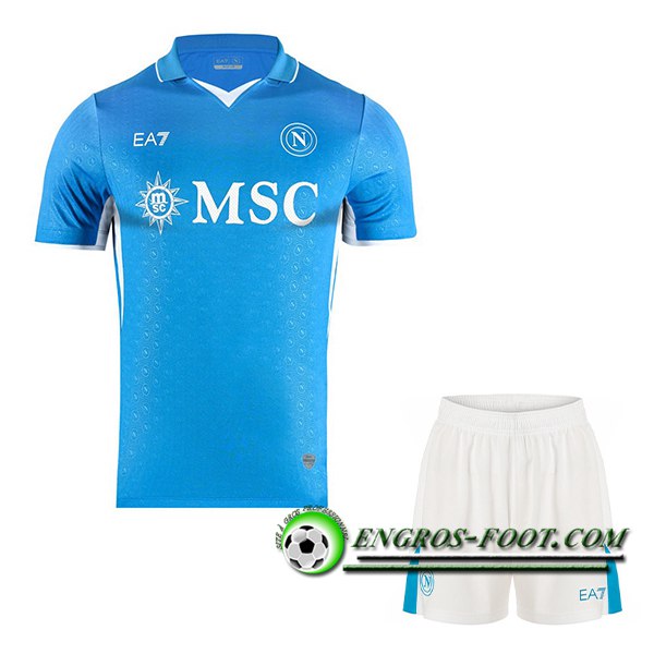 Nouveau Maillot de Foot SSC Naples Enfant Domicile 2024/2025