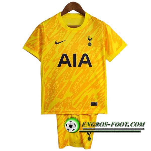 Maillot de Foot Tottenham Hotspurs Enfant Gardien De But Jaune 2024/2025