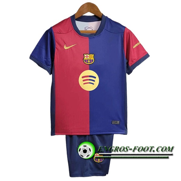 Maillot de Foot Barcelone Enfant Domicile 2024/2025 -02