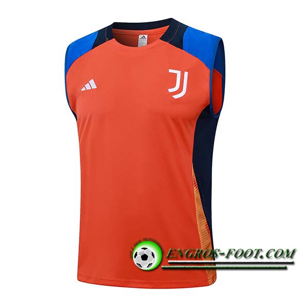 Training Debardeur Juventus Orange/Bleu 2024/2025