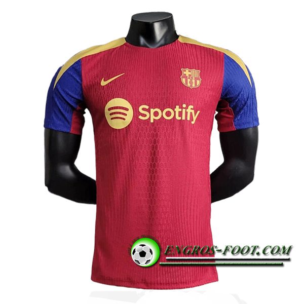 Training T-Shirts FC Barcelone Rouge/Bleu 2024/2025