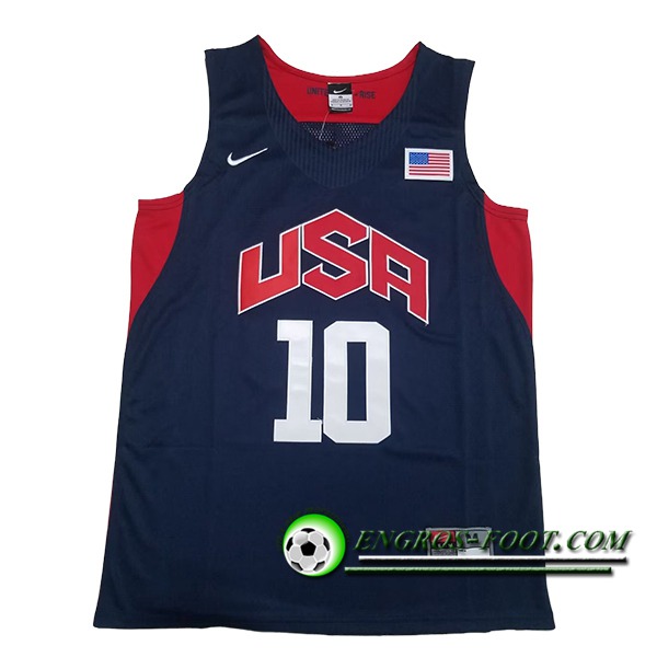 Maillot USA (BRYANT #10) 2024/25 Bleu/Rouge