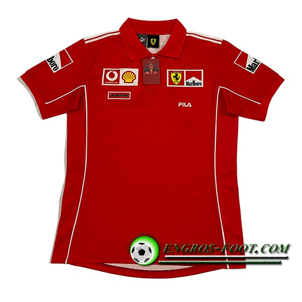 Polo F1 Scuderia Ferrari Team Rouge 2024