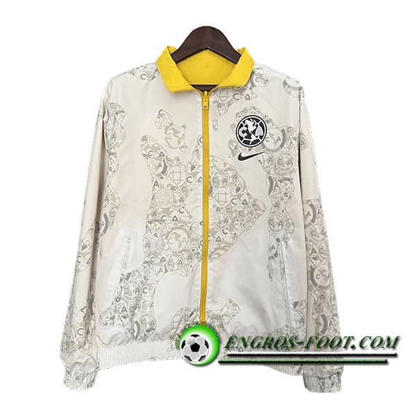 Coupe-Vent Club America Blanc/Gris 2024/2025