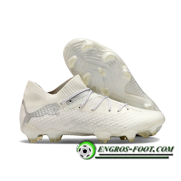 PUMA Chaussures de Foot FUTURE 7 ULTIMATE FG/AG Blanc