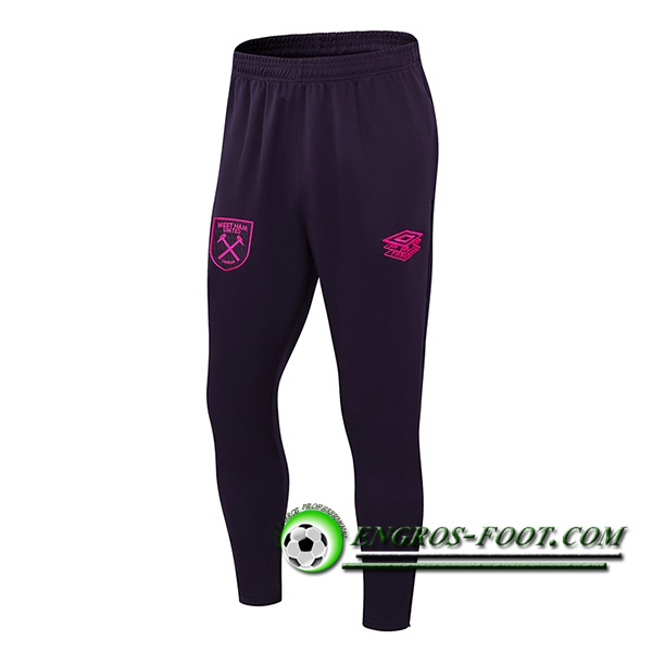 Pantalon Foot West Ham Pourpre 2024/2025