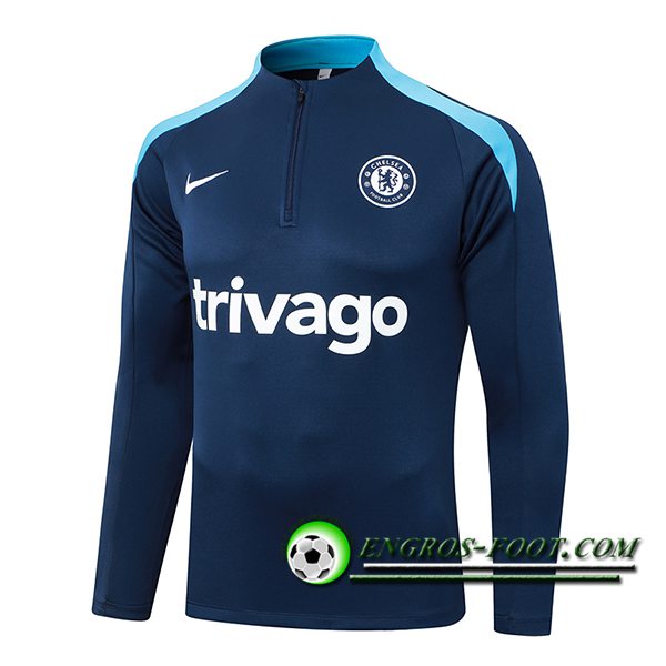 Sweatshirt Training FC Chelsea Bleu Royal 2024/2025