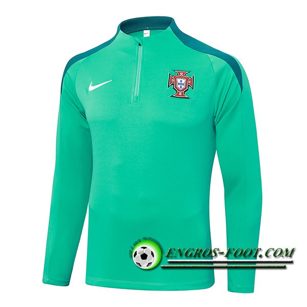 Sweatshirt Training Portugal Vert 2024/2025 -03