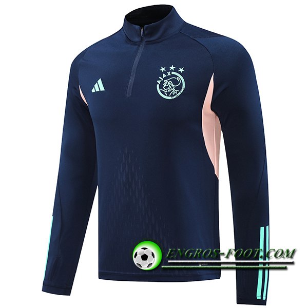 Sweatshirt Training Ajax Bleu/Rose 2024/2025